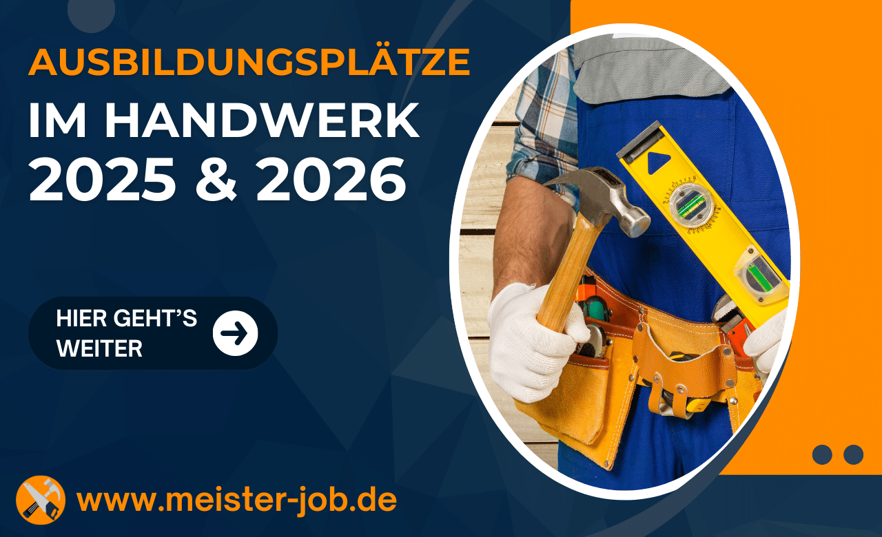 Freie Ausbildungsplätze im Handwerk 2025